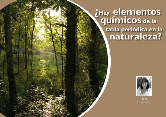 ¿Hay elementos químicos de la tabla periódica en la naturaleza?